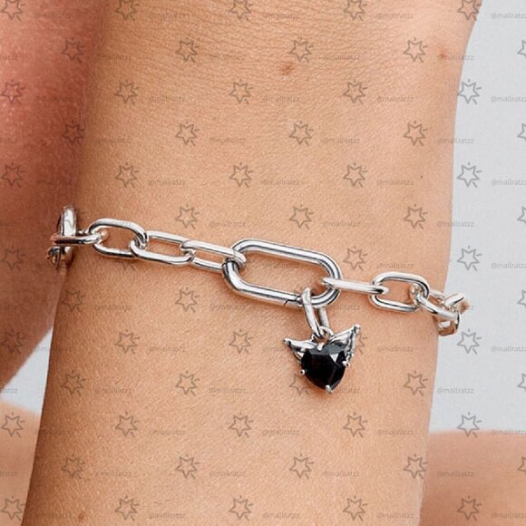 Pandora Winged Heart Mini Dangle Charm - Picture 5 of 5